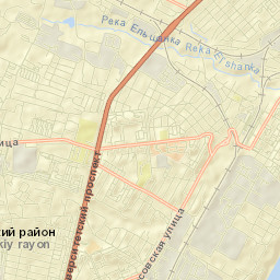 Sovetsky District Street Map