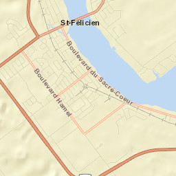 Saint-Félicien Street Map