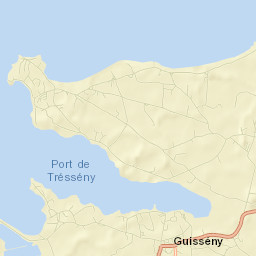 Guissény Street Map