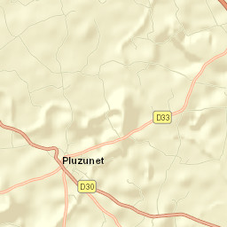 Pluzunet Street Map