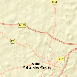 Saint-Méloir-des-Ondes Street Map
