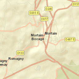 Mortain Street Map