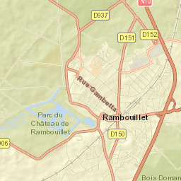 Rambouillet Street Map