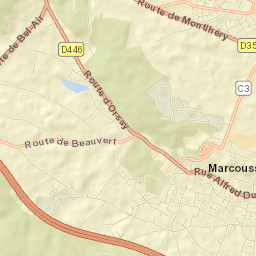 Marcoussis Street Map