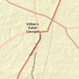 Villiers-Saint-Georges Street Map