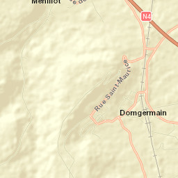 Domgermain Street Map