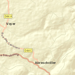Abreschviller Street Map