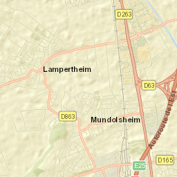Mundolsheim Street Map