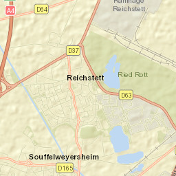 Reichstett Street Map