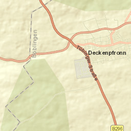 Deckenpfronn Street Map