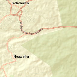 Schönaich Street Map