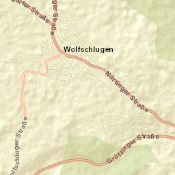 Wolfschlugen Street Map