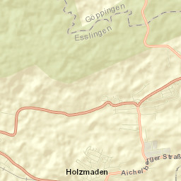 Holzmaden Street Map