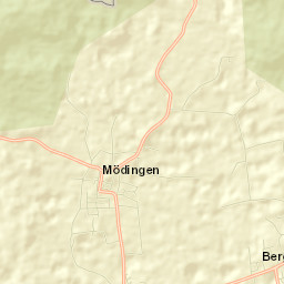 Mödingen Street Map