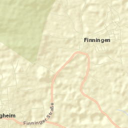 Finningen Street Map