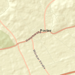 Postau Street Map