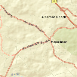 Haselbach Street Map