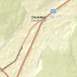 Onokivtsi Street Map