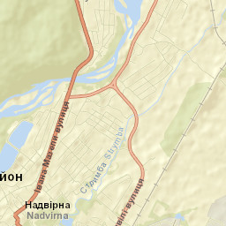 Nadvirna Street Map