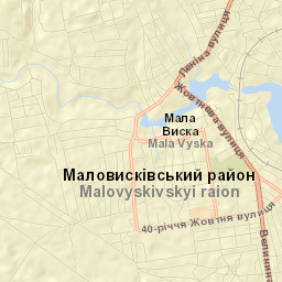Mala Vyska Street Map