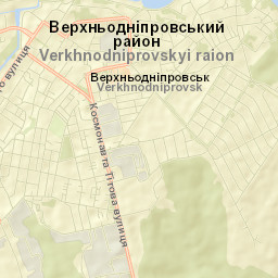Verkhn’odniprovs’k Street Map