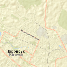 Kirovs’ka Mis’krada Street Map