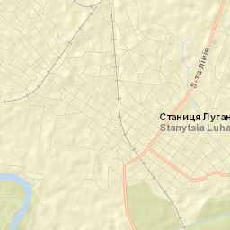 Stanytsya Luhans’ka Street Map