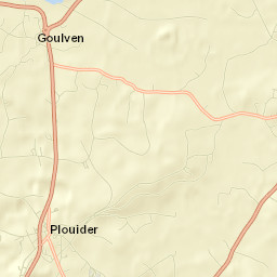 Plouider Street Map