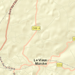 Plouaret Street Map