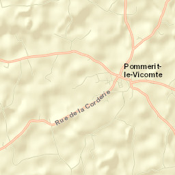 Pommerit-le-Vicomte Street Map