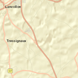 Lanvollon Street Map