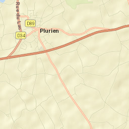 Plurien Street Map