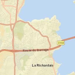 La Richardais Street Map