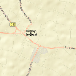 Isigny-le-Buat Street Map