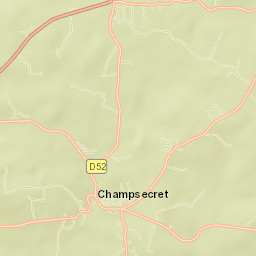 Champsecret Street Map
