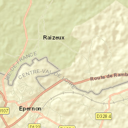 Épernon Street Map
