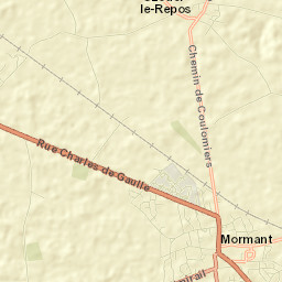 Mormant Street Map