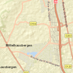Niederhausbergen Street Map