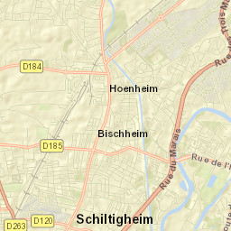 Hœnheim Street Map