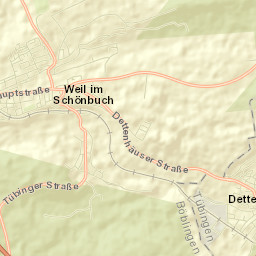 Weil im Schönbuch Street Map
