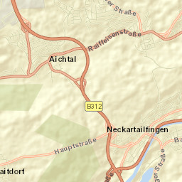 Neckartailfingen Street Map