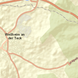 Weilheim an der Teck Street Map