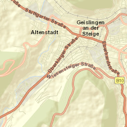 Geislingen an der Steige Street Map