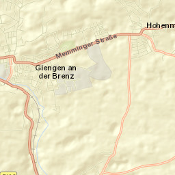 Giengen an der Brenz Street Map