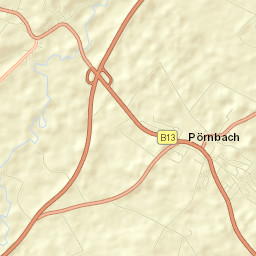 Pörnbach Street Map