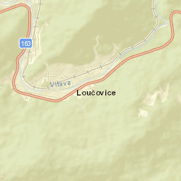 Loučovice Street Map