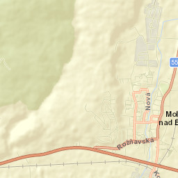 Moldava nad Bodvou Street Map