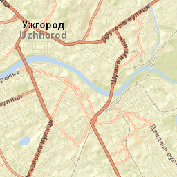 Uzhgorod Street Map