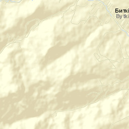 Bytkiv Street Map