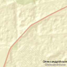 Oleksandriys’ke Street Map